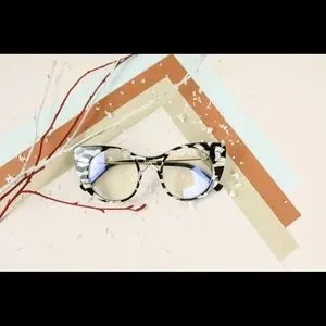 Khandie Woo | Accessories | Acetate Cateye Glasses With Blue  display picture 1